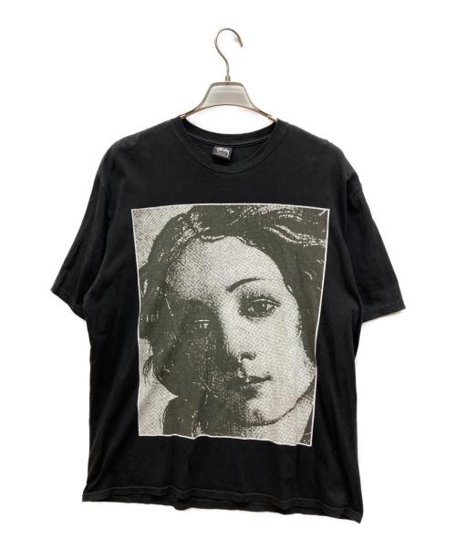 stussy（ステューシー）stussy (ステューシー) Venus Pigment Dyed Tee ブラック サイズ:Lの古着・服飾アイテム