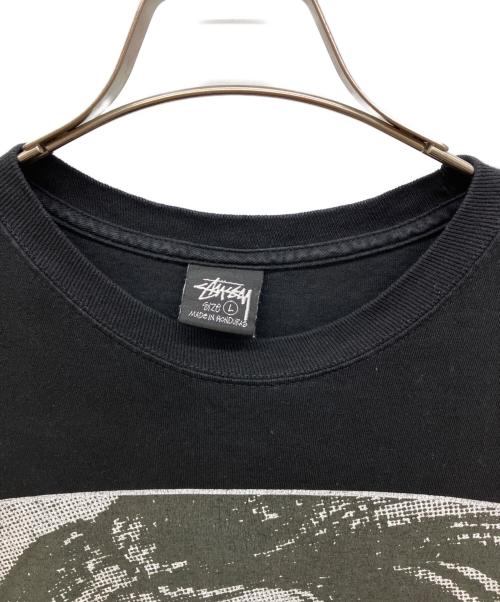 stussy（ステューシー）stussy (ステューシー) Venus Pigment Dyed Tee ブラック サイズ:Lの古着・服飾アイテム