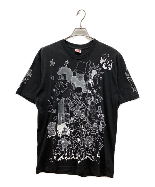 SUPREME（シュプリーム）Supreme (シュプリーム) Downtown Tee ブラック サイズ:Lの古着・服飾アイテム
