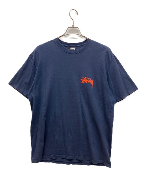 stussy（ステューシー）stussy (ステューシー) SKATE TOUGH TEE ネイビー サイズ:Lの古着・服飾アイテム
