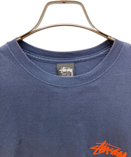 stussy（ステューシー）stussy (ステューシー) SKATE TOUGH TEE ネイビー サイズ:Lの古着・服飾アイテム