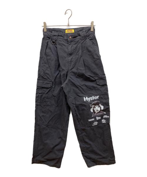 Hysteric Glamour（ヒステリックグラマー）Hysteric Glamour (ヒステリックグラマー) SOUND EXPERIENCE カーゴパンツ ブラック サイズ:Mの古着・服飾アイテム