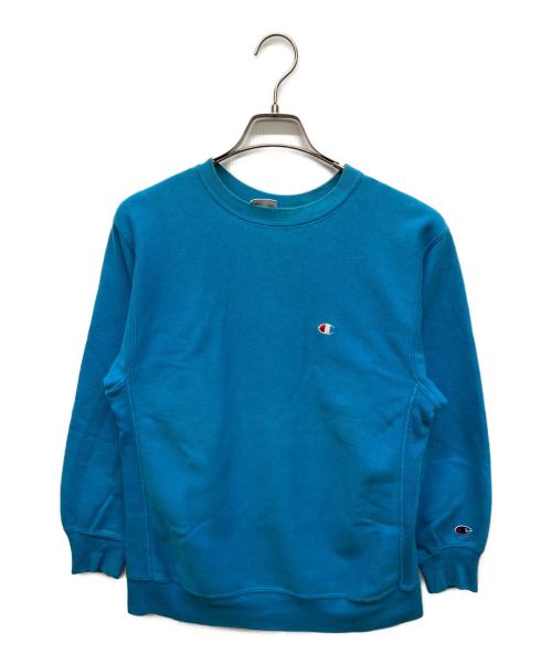 Champion REVERSE WEAVE（チャンピオン リバース ウィーブ）Champion REVERSE WEAVE (チャンピオン リバース ウィーブ) 90’sリバースウェーブスウェット ターコイズ サイズ:Lの古着・服飾アイテム