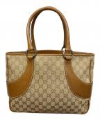 GUCCIグッチ）の古着「GGキャンバス トートバッグ」｜ベージュ