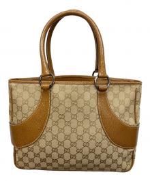 GUCCI（グッチ）の古着「GGキャンバス トートバッグ」｜ベージュ