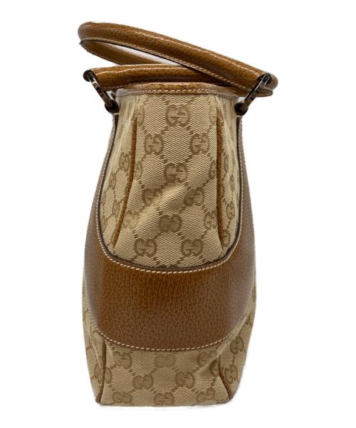 GUCCI（グッチ）GUCCI (グッチ) GGキャンバス トートバッグ ベージュの古着・服飾アイテム