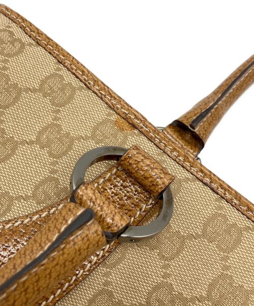 GUCCI（グッチ）GUCCI (グッチ) GGキャンバス トートバッグ ベージュの古着・服飾アイテム