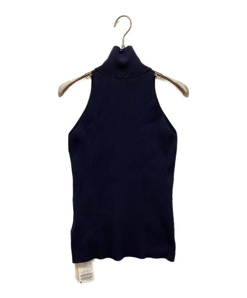 Noble（ノーブル）Noble (ノーブル) カスタムリブタートルタンクニット ネイビー サイズ:FREEの古着・服飾アイテム