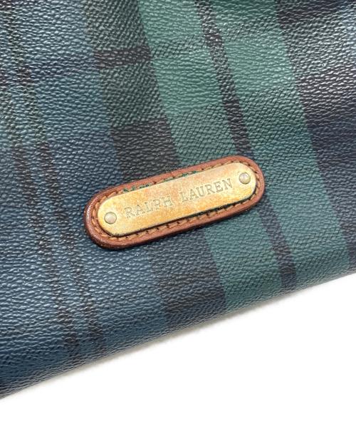 RALPH LAUREN（ラルフローレン）RALPH LAUREN (ラルフローレン) ブラックウォッチトートバッグ グリーンの古着・服飾アイテム