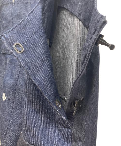 NIGEL CABOURN（ナイジェルケーボン）NIGEL CABOURN (ナイジェルケーボン) LYBRO NAVAL DUNGAREE SPLIT インディゴ サイズ:46の古着・服飾アイテム