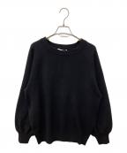 JOURNAL STANDARD relumeジャーナルスタンダード レリューム）の古着「スウェットライクベーシックニット」｜ブラック