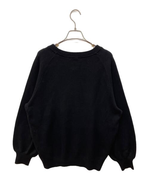 JOURNAL STANDARD relume（ジャーナルスタンダード レリューム）JOURNAL STANDARD relume (ジャーナルスタンダード レリューム) スウェットライクベーシックニット ブラック サイズ:FREE 未使用品の古着・服飾アイテム