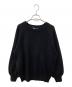 JOURNAL STANDARD relume（ジャーナルスタンダード レリューム）の古着「スウェットライクベーシックニット」｜ブラック
