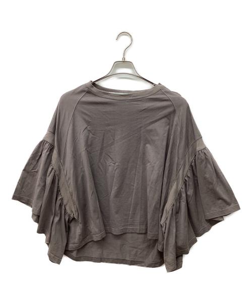 COGTHEBIGSMOKE（コグザビッグスモーク）COGTHEBIGSMOKE (コグザビッグスモーク) LAURA GATHERED SLV TOP グレー サイズ:FREEの古着・服飾アイテム