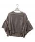 COGTHEBIGSMOKE（コグザビッグスモーク）の古着「LAURA GATHERED SLV TOP」｜グレー