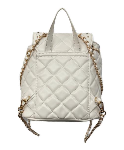 Rose Muse（ロゼミューズ）rose muse (ロゼミューズ) Quilting bijou backpack ホワイトの古着・服飾アイテム