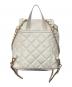 rose muse (ロゼミューズ) Quilting bijou backpack ホワイト：8000円