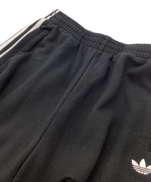 adidas（アディダス）adidas (アディダス) ダメージ加工 スウェットパンツ ブラック サイズ:Mの古着・服飾アイテム