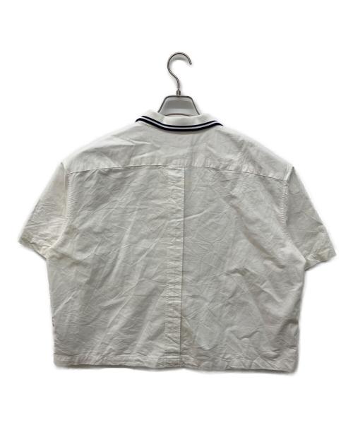 FRED PERRY（フレッドペリー）FRED PERRY (フレッドペリー) Tipped Placket Detail Shirt ホワイト サイズ:UK 10の古着・服飾アイテム