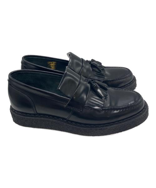FRED PERRY（フレッドペリー）FRED PERRY (フレッドペリー) GEORGE COX (ジョージコックス) タッセルローファー ブラック サイズ:UK 6の古着・服飾アイテム