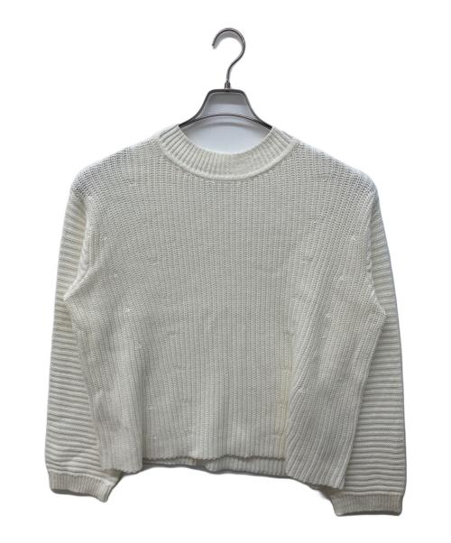 SLOBE IENA（スローブ イエナ）SLOBE IENA (スローブ イエナ) バルキーコットンプルオーバー ホワイト サイズ:FREEの古着・服飾アイテム