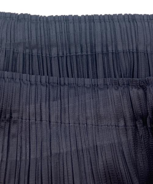 PLEATS PLEASE（プリーツプリーズ）PLEATS PLEASE (プリーツプリーズ) プリーツパンツ ネイビー サイズ:3の古着・服飾アイテム