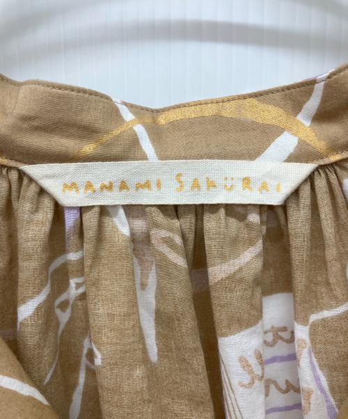 MANAMI SAKURAI（マナミサクライ）MANAMI SAKURAI (マナミサクライ) ノースリーブワンピース オレンジ サイズ:-の古着・服飾アイテム