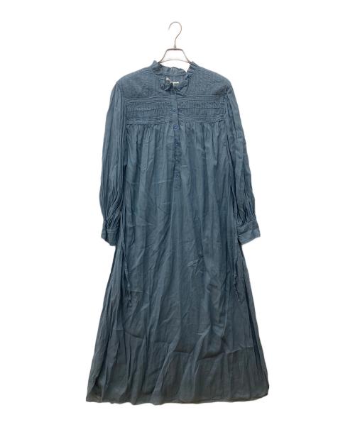 ISABEL MARANT ETOILE（イザベルマランエトワール）ISABEL MARANT ETOILE (イザベルマランエトワール) 長袖コットンワンピース スカイブルー サイズ:34の古着・服飾アイテム