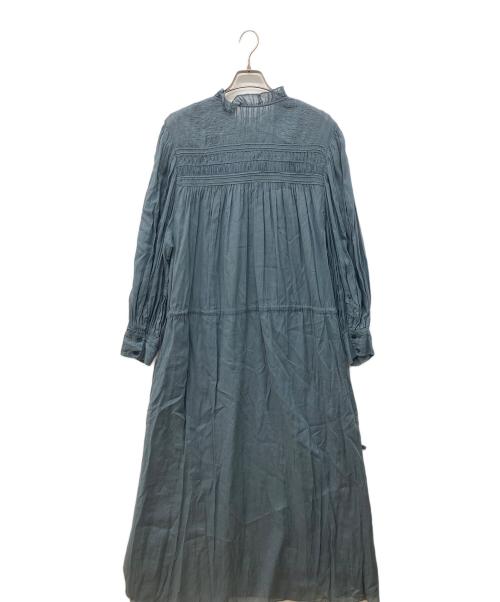 ISABEL MARANT ETOILE（イザベルマランエトワール）ISABEL MARANT ETOILE (イザベルマランエトワール) 長袖コットンワンピース スカイブルー サイズ:34の古着・服飾アイテム