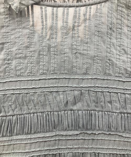 ISABEL MARANT ETOILE（イザベルマランエトワール）ISABEL MARANT ETOILE (イザベルマランエトワール) 長袖コットンワンピース スカイブルー サイズ:34の古着・服飾アイテム