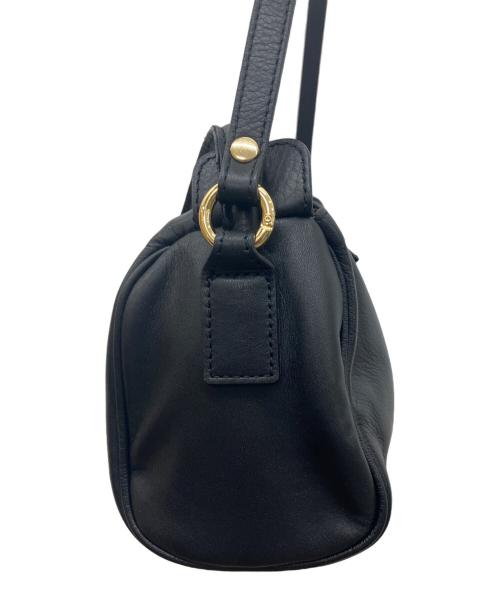 russet（ラシット）russet (ラシット) BEARDSLEY (ビアズリー) 2WAYレザーショルダーバッグ ブラックの古着・服飾アイテム