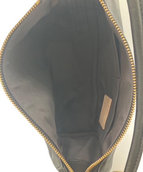 russet（ラシット）russet (ラシット) BEARDSLEY (ビアズリー) 2WAYレザーショルダーバッグ ブラックの古着・服飾アイテム