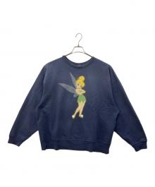 SAINT MICHAEL×DISNEY（セントマイケル×ディズニー）の古着「CREW NECK SWEAT TINKER BELL」｜ネイビー