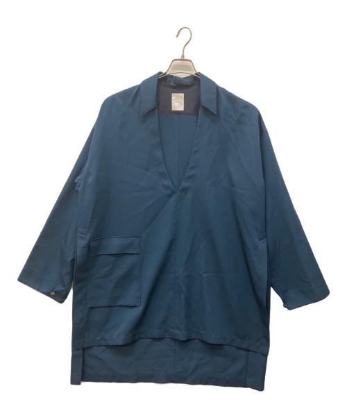 SUBLATIONS（サブレーションズ）SUBLATIONS (サブレーションズ) V-NECK PULLOVER SHIRT ネイビー サイズ:2の古着・服飾アイテム