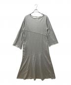 Ameriアメリ）の古着「GLITTER PRINT URAKE DRESS」｜シルバー