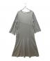 Ameri（アメリ）の古着「GLITTER PRINT URAKE DRESS」｜シルバー
