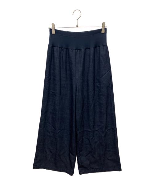 BEARDSLEY（ビアズリー）BEARDSLEY (ビアズリー) マルチウエストリブパンツ　ワイドパンツ ネイビー サイズ:1の古着・服飾アイテム