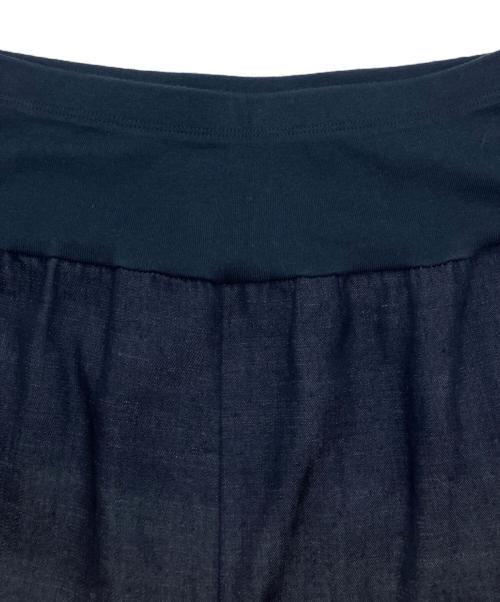 BEARDSLEY（ビアズリー）BEARDSLEY (ビアズリー) マルチウエストリブパンツ　ワイドパンツ ネイビー サイズ:1の古着・服飾アイテム