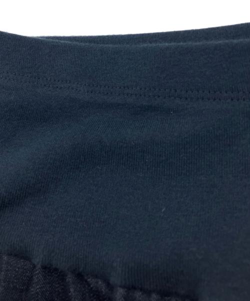 BEARDSLEY（ビアズリー）BEARDSLEY (ビアズリー) マルチウエストリブパンツ　ワイドパンツ ネイビー サイズ:1の古着・服飾アイテム