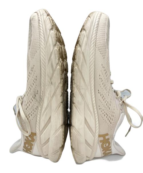 HOKAONEONE（ホカオネオネ）HOKAONEONE (ホカオネオネ) ローカットスニーカー アイボリー サイズ:28の古着・服飾アイテム