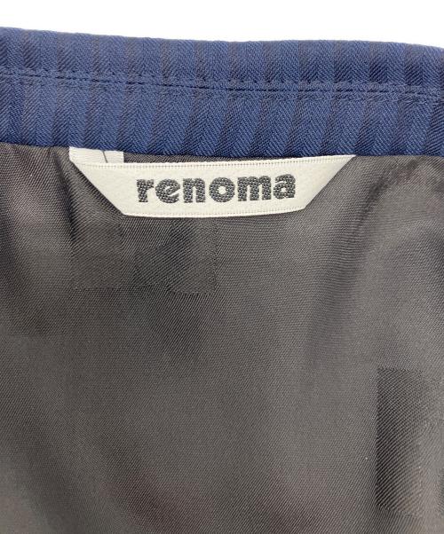 renoma（レノマ）renoma (レノマ) ストライプセットアップスーツ ネイビー サイズ:A4の古着・服飾アイテム
