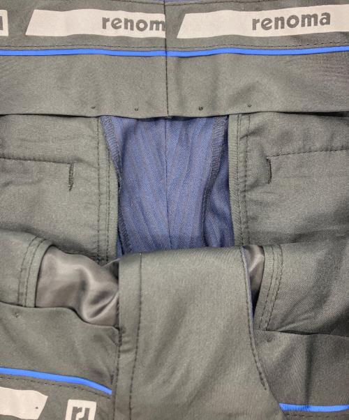 renoma（レノマ）renoma (レノマ) ストライプセットアップスーツ ネイビー サイズ:A4の古着・服飾アイテム