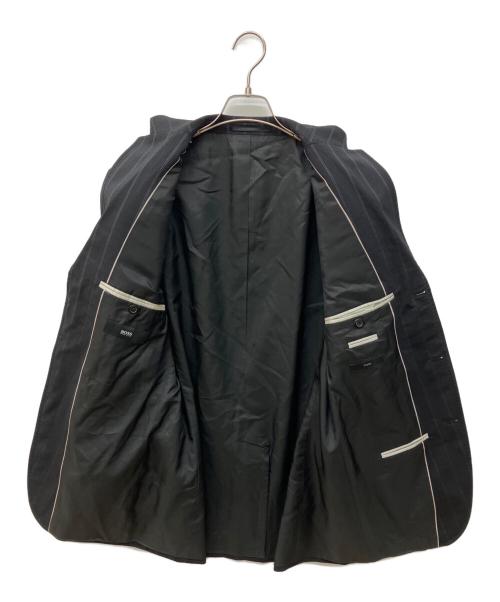 BOSS HUGO BOSS（ボス ヒューゴボス）BOSS HUGO BOSS (ボス ヒューゴボス) セットアップスーツ ブラック サイズ:48の古着・服飾アイテム