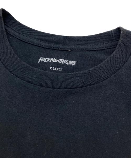 FUCKING AWESOME（ファッキンオーサム）FUCKING AWESOME (ファッキンオーサム) Flea The World Tee（フリー・ザ・ワールド・ティー） ブラック サイズ:XLの古着・服飾アイテム
