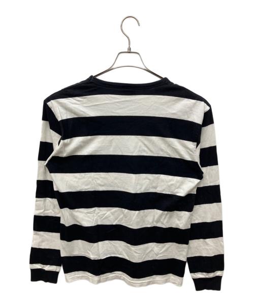 Schott（ショット）Schott (ショット) ボーダーカットソー ブラック サイズ:Lの古着・服飾アイテム
