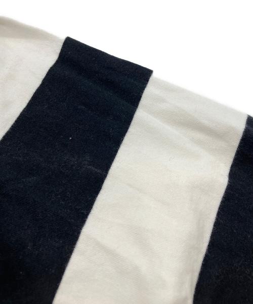 Schott（ショット）Schott (ショット) ボーダーカットソー ブラック サイズ:Lの古着・服飾アイテム