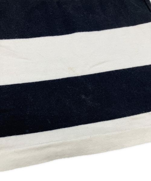 Schott（ショット）Schott (ショット) ボーダーカットソー ブラック サイズ:Lの古着・服飾アイテム