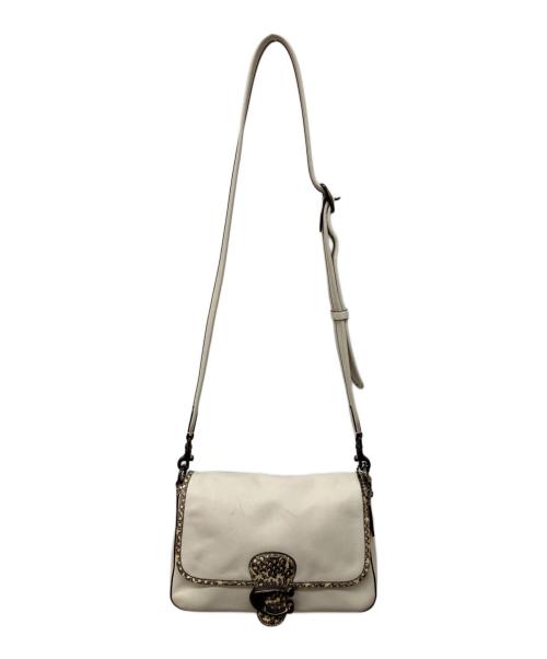 COACH（コーチ）COACH (コーチ) ソフトタビー ショルダーバッグ ホワイトの古着・服飾アイテム