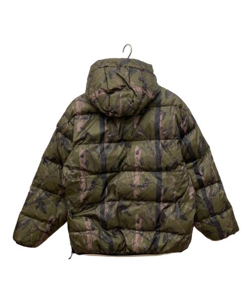 CarHartt（カーハート）CarHartt (カーハート) リアルツリーハーフジップダウンジャケット カーキ サイズ:Mの古着・服飾アイテム