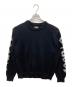 stussy（ステューシー）の古着「Sleeve Logo Sweater」｜ブラック